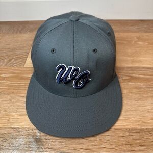 Pacific Headwear WO Gray Flexfit Cap Hat